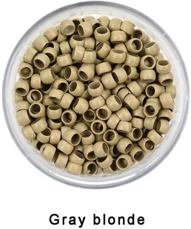 500pcs 2.5mm Copper Nano Rings Beads Hair Extension Nano Rings Beads (Gray Blonde) 500pcs Gray blonde - Buy Online on GoSupps.com