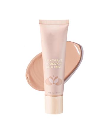 LXZJJM Liquid Foundation Full Coverage Matte Finish 6 Colors Matte Foundation Sweat & Water Resistant Matte Finish (03 - Medium with cool undertones 1 FL.OZ /30ml) 30 ml (Pack of 1) 03 - Medium With Cool Undertones