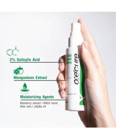 Oxe Cure Body Acne Spray 50 ml - Fast-Acting Treatment for Clear Skin | International Shipping Available - Buy Online on GoSupps.com