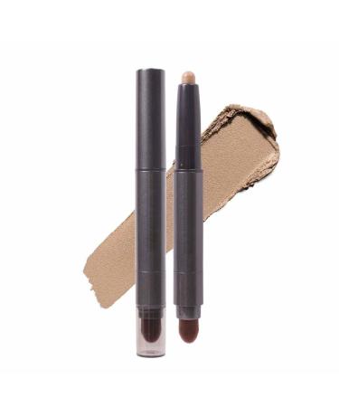 Eyeshadow Sticks for Eyes Shimmer Cream Eye Shadow Pencil Pro Waterproof & Long Lasting Eyeshadow Highlighter Stick Eye Makeup Pencil Frifer 02# Naked Beige