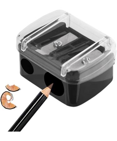 Double Holes Precision Lipstick & Eyeliner Sharpener - Ideal for Lip Liner & Eyebrow Pencils - High-Quality Cosmetic Tool - Buy Online on GoSupps.com
