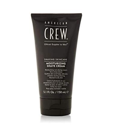 Shave Cream for Men by American Crew, Moisturizing Shave Cream, 5.1 Fl Oz