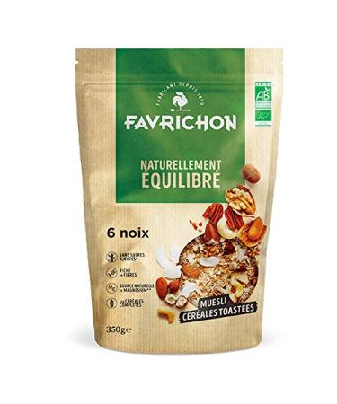 Favrichon - Toasted Cereal Muesli 6 Nuts 350G - Sold per unit
