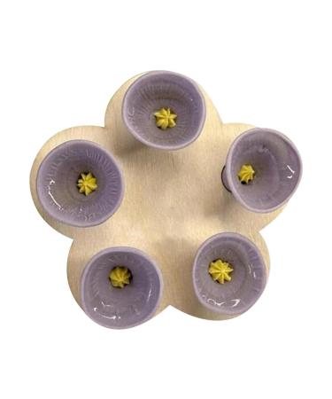 Drinking Cup for Pollinators Colorful Bee Insect Drinking Cup Bee Insect Drinking Cup Bee Cup Drinking Fountain for Yard Decoration Bees Need A Safe Place to Drink (Purple)