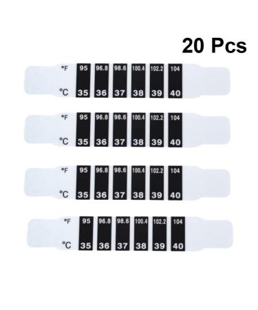 Milisten 20pcs Baby Forehead Temperature Stickers - Quick & Safe Testing Tools - Buy Online on GoSupps.com