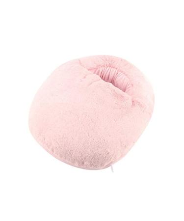 Sukori Foot warmer Plush Warm Shoes Cover Breadhable Round Heating Foot Warm Detail Soft Durable Comfortable Suitable for Family Detroom (Color: A)