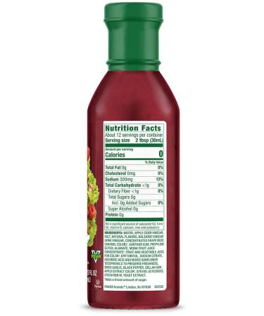 Walden Farms Raspberry Vinaigrette Dressing 12 oz. Bottle - Non-GMO, Sugar-Free, Keto & Kosher - Natural Sweet Tangy Flavor - 2 Pack - Buy Online on GoSupps.com