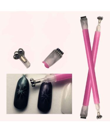 Fangfeen Double Head Nail Art Rod - Magnetic Flower Tip & 3D Eyes Gel Polish DIY Tool for Perfect Manicures - International Shipping - Buy Online on GoSupps.com