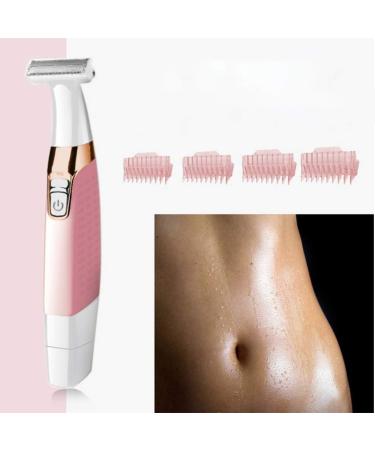 TAEKHW Body Hair Trimmer Portable Arm Armpit Bikini Line Back Leg Hair Shaver Personal Hair Removal Device for Women Ladies Pink - Buy Online on GoSupps.com