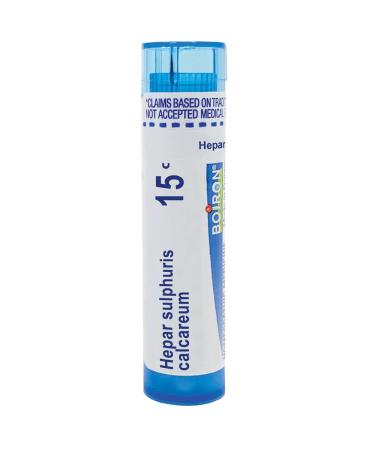 Boiron Hepar Sulphuris Calcareum 15C Tube of 80 Pellets