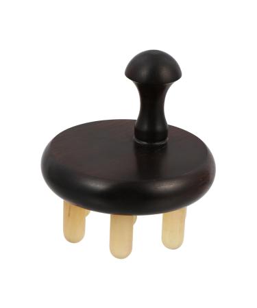 Beavorty 3 STK Massage gather Massagekamm Gua-Sha-brush headbrush brush for collateral back brush handheld scrubbear Meridian brush massage brush purple sandalwood 6x6cmx3pcs blackx3st
