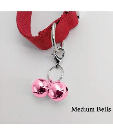 Ivia Pet Cat Bell Set for Dog Collars - 4 Pieces Stainless Steel Clips & Training Accessories - Buy Online on GoSupps.com