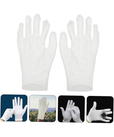 minkissy 12 Pairs Moisturizing Gloves Cotton Gloves for Women White Cotton Gloves for Dry Hands Working Cotton Gloves for Adult White Gloves Working Cotton Gloves for Men Work Gloves - Buy Online on GoSupps.com
