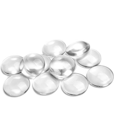 OBSEDE 80pcs Pendant Bezels and Clear Cabochon Domes Set for Jewelry Making - 40pcs Silver Pendant Trays with 40pcs Glass Cabochons 1 inch - Resin Craft Supplies - Buy Online on GoSupps.com