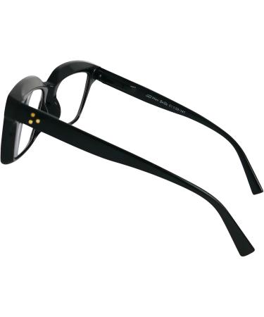 Buy Vintage Mini Reading Glasses | Oversized Square Thick Frame | Free Case | 2.5 Diopters Reading Aid for Women - Buy Online on GoSupps.com