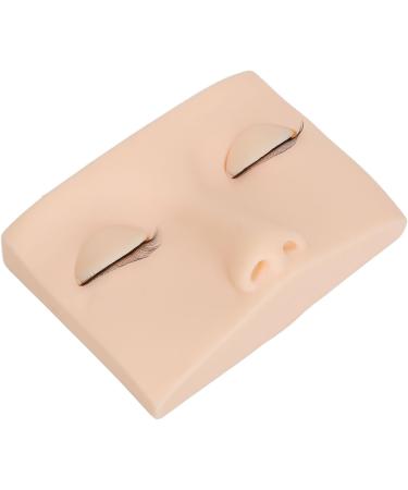 Vivid Half Face Makeup Head with 3 Pairs Removable Eyelids for Lash Extensions Practice Compact Lightweight Suitable for Display (Pink) - Buy Online on GoSupps.com