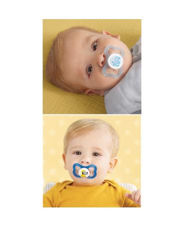 MAM Day & Night Air Silicone Pacifier Set for Boys (6-16 Months) - 4 Pack with 2 Sterilized Transport Boxes - International Shipping Available - Buy Online on GoSupps.com