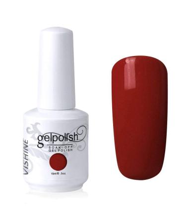 Vishine Gelpolish Soak-off Nail Art UV LED Nail Polish Salon Manicure Chocolate(481) #481