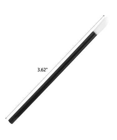 Tbestmax 200 Disposable Lip Brushes - Lipstick Applicator & Gloss Wands - Black (200 Pcs) - Buy Online on GoSupps.com