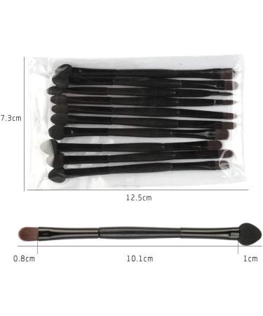 Eyeshadow Sponge Brushes Double Head Eyeshadow Brushes Tipped Oval Eyeshadow Brush Dual Sides Makeup Applicator Women Cosmetic Tools 10Pcs Professional process - Buy Online on GoSupps.com