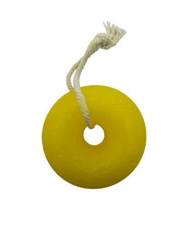 HOSTENATURA Solid shampoo for oily hair in a donut shape | Handmade eco-friendly and natural | Lemon and sage | 80 g | HOSTENATURA