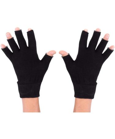 Beavorty 3 Pairs Moisturizing Gloves Black Gloves Gel Gloves Mositurizing Glove Hydrating Glove Spa Glove Mositurizing Fingerless Glove Whitening Glove Simple Apparel - Buy Online on GoSupps.com