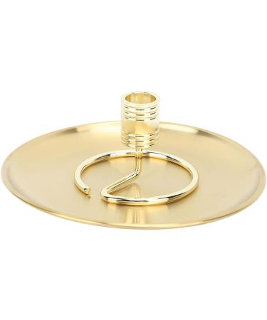 Moxa Coil Holder - Round Base Removable Collector for Safe Moxibustion | Compact Gold Design - Buy Online on GoSupps.com