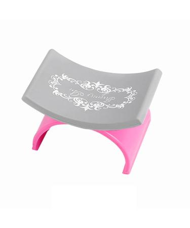 Worparsen Nail Armrest Cushion Detachable Wear Resistant Great DIY Nail Art Pillow Nail Palm Rests Stand Decor Pink