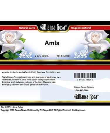 Bianca Rosa Amla Salve (2 oz ZIN: 518901) - 2 Pack - Buy Online on GoSupps.com