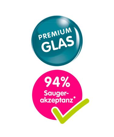 MAM Baby Glass Bottles 2 Pack - Feel Good from Birth 170ml & 260ml - Eco-Friendly Feeding Bottles for Infants - Buy Online on GoSupps.com