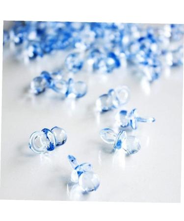 50pcs Acrylic Mini Pacifiers - Transparent Children's Day & Baptism Decor for Boys & Girls - Ideal for Anniversaries - Buy Online on GoSupps.com