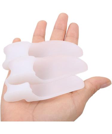 MICPANG Bunion Corrector: Bunion Pads Splint for Men and Women, Gel Silicone Big Toe Separator Cushion - White (3 Pairs) - Buy Online on GoSupps.com
