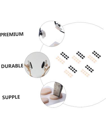 Lurrose 60 Sheet Self-Adhesive Sponge Cushion Nose Pads for Glasses - Plastic Metal Sunglasses Accessories - Assorted Colors (3 Pieces) - Buy Online on GoSupps.com
