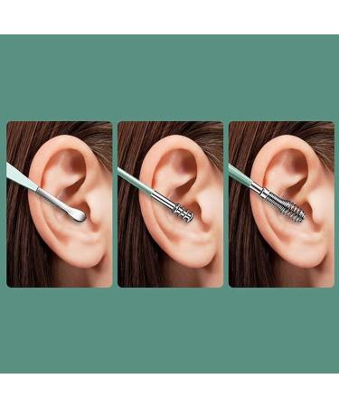 Portable Ear Cleaner Stainless Steel Ear Spoon Set Stainless Steel Ear Wax Remover Reusable Stainless Steel Ear Wax Remover Set Ear Wax Easily Removed Ideal for Personal and Home Use(C) - Buy Online on GoSupps.com