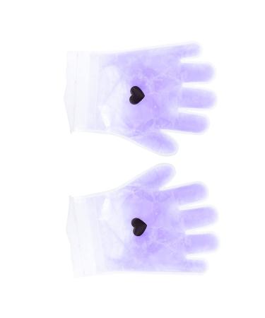 Beatifufu 1 Pair Lavender Hand Wax Set Paraffin Hand Wax Cover Socks for Booties Gel Gloves Gel Socks Spa Gloves Wax Hand Cover Parrafin Wax for Hands Spa Moisturizer Non-woven Fabric Purple