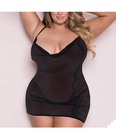 Elegant Women's Stockings with Wide Straps - 5XL Black Microfiber - Seductive Interior Set - Buy Online on GoSupps.com