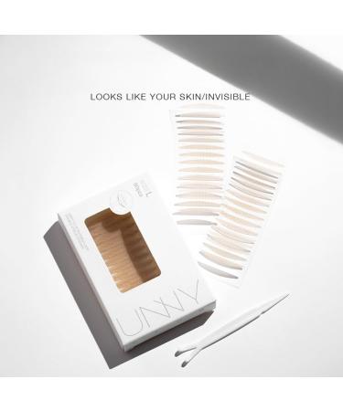 Eyelid Tape Stickers for Instant Eye Lift | Invisible Medical-Use Fiber | Perfect for Hooded & Droopy Eyelids | Y Fork Design - Bevelled Olive (90 pcs - Buy Online on GoSupps.com