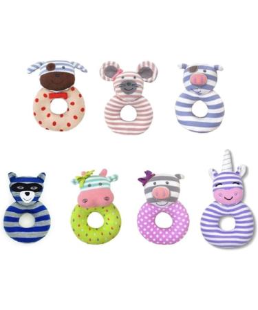 Organic Farm Buddies Frenchy Fox Teething Rattle - Eco-Friendly Teether for Babies - Buy Online on GoSupps.com