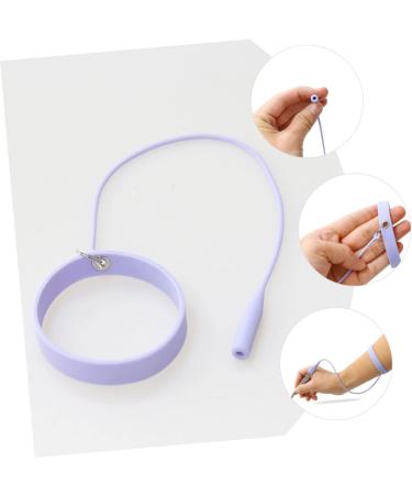 Healvian Silicone Tweezers Bracelet for Eyelash Extensions & Brow Styling - Purple 36.5x6.5cm | Women s Accessory & Protective Tool - Buy Online on GoSupps.com