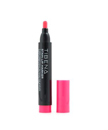 TIBENA Stain Lip Marker  Water Based Lip Color  Long Lasting Color  Smudge Proof  0.1 Ounce  Dear Pink