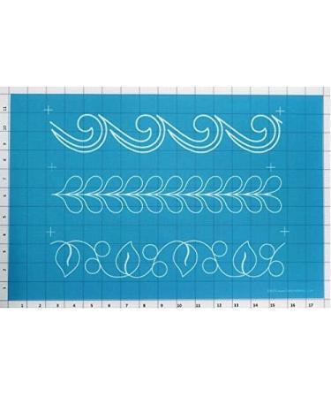 Stencil Bundle Pack - Easy Border Assortment for Quilting - Swirl, Sashing, Ribbon Candy Design - Free Motion Domestic & Long-Arm Machine Use - Buy Online on GoSupps.com