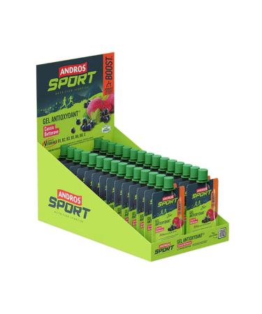 Andros Sport | Gels Antioxydants (30x40g) | Gels nerg tiques | Boost pendant l'effort - Cassis Betterave