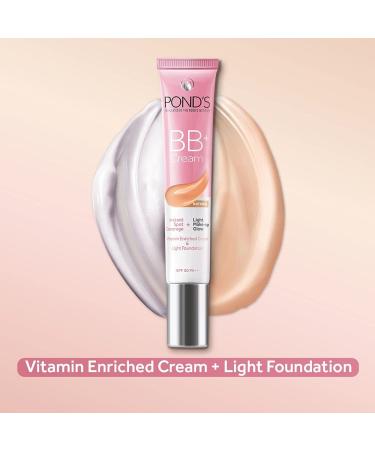 POND S BB+ Cream Natural Shade Light Coverage with SPF 30 PA++ 18 g (0.63 oz) - Buy Online on GoSupps.com