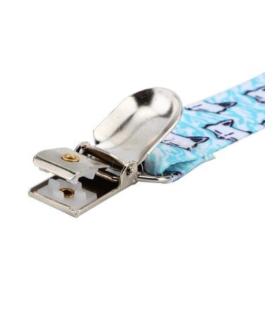 4 Pieces Baby Pacifier Clip Chain Set | Unisex Cotton Clips for Infants | Perfect Gift for Newborns - Buy Online on GoSupps.com