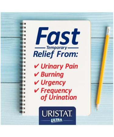 URISTAT Ultra UTI Pain Relief Tablets - Cranberry Flavored Coating (Pack of 2) - Buy Online on GoSupps.com