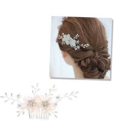 FRCOLOR Set of 3 Wedding Headpieces Wedding Hair Accessories Hair Accessories for Wedding Hair Combs for Brides Bridal Headbands Crystal Comb Accessories Headpiece White - Buy Online on GoSupps.com