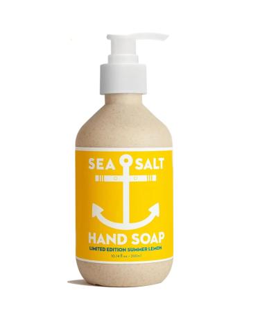 Kalastyle Sea Salt Summer Lemon Liquid Hand Soap | LIMITED EDITION | No Sulfates Parabens EDTA | 100% Vegan | 10 fl ounces