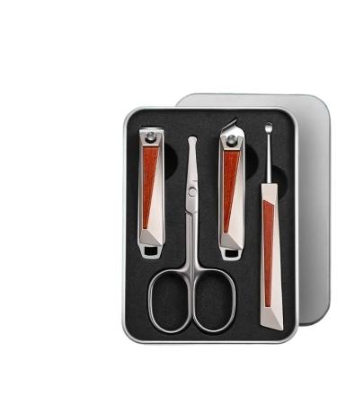 Nail Clipping Digging Ear Spoon Tool Set Home Portable Nail Clippers High-Grade Original Nail Clippers Men and Women 4 Pieces