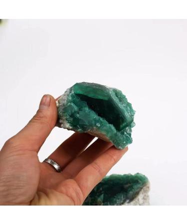 Natural Crystal Rough 200g-950g Natural Green Fluorite Minerals Cluster Stones 1pc Suitable for Home (Color : 1pc 750g-850g) - Buy Online on GoSupps.com
