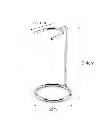 Premium Silver Stainless Steel Razor Stand | Non-Slip Men s Shaving Brush Holder | International Shipping Available - Buy Online on GoSupps.com